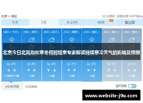 北京今日北风劲吹寒冬何时结束专家解读持续寒冷天气的影响及预报